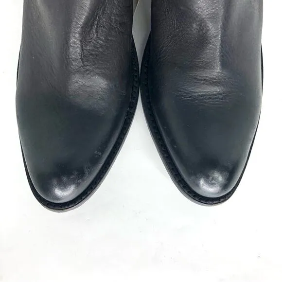LIBERTY Black Studded Side Zip Caborca Delano Negro Booties Women’s 7 Shoes