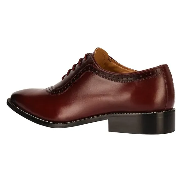 LIBERTYZENO Men's Burgundy Dress Shoes