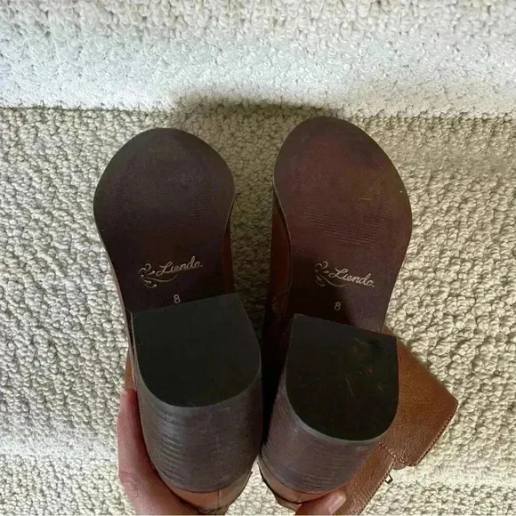 Liendo by Seychelles Brown Leather Arctic Tasseled Ankle Boots