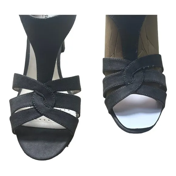 LIFESTRIDE Caramel Dress Sandals in gray stone