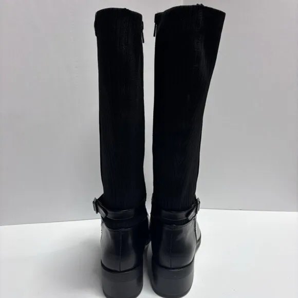 LifeStride Women’s Brittany, Black Knee High Boots, Size 9.5 Wide