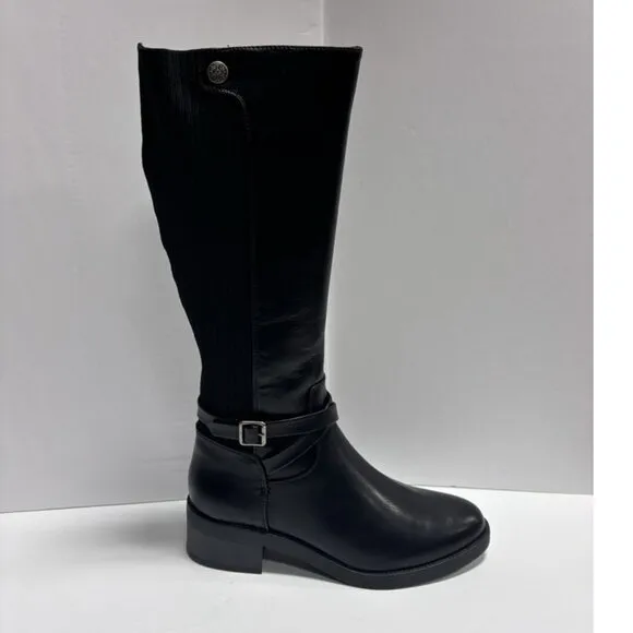 LifeStride Women’s Brittany, Black Knee High Boots, Size 9.5 Wide