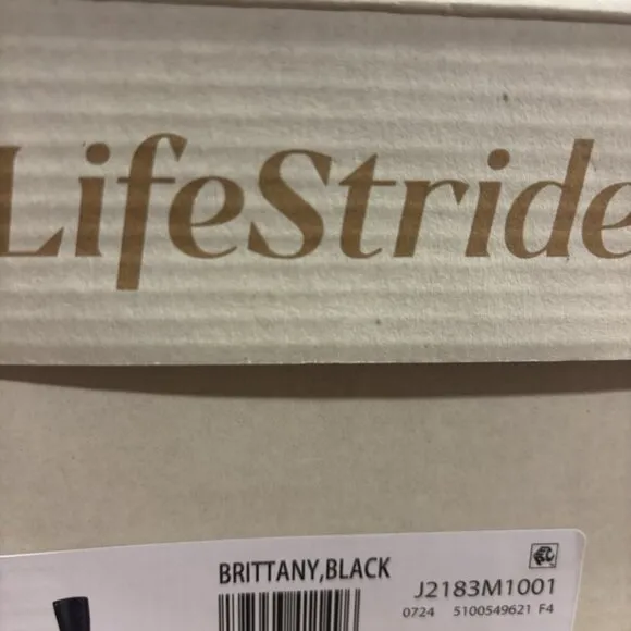 LifeStride Women’s Brittany, Black Knee High Boots, Size 9.5 Wide