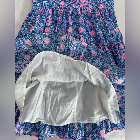 Lilly Pulitzer Alision Dress SZ 8 Blue Peri Takin It Easy