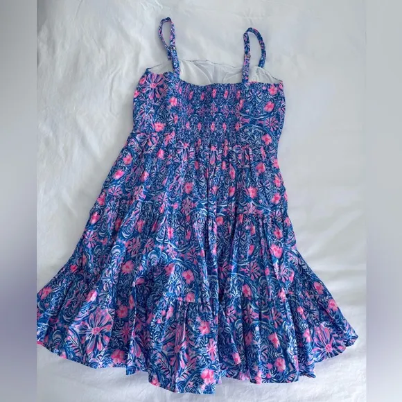 Lilly Pulitzer Alision Dress SZ 8 Blue Peri Takin It Easy