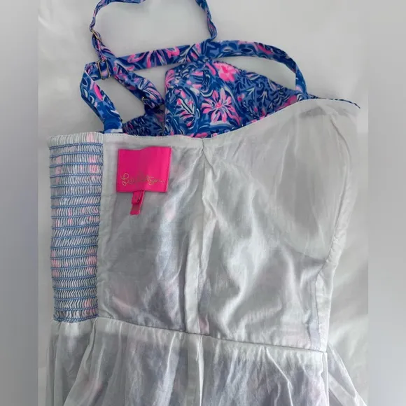 Lilly Pulitzer Alision Dress SZ 8 Blue Peri Takin It Easy