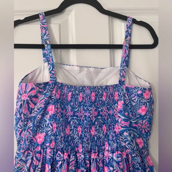 Lilly Pulitzer Alision Dress SZ 8 Blue Peri Takin It Easy