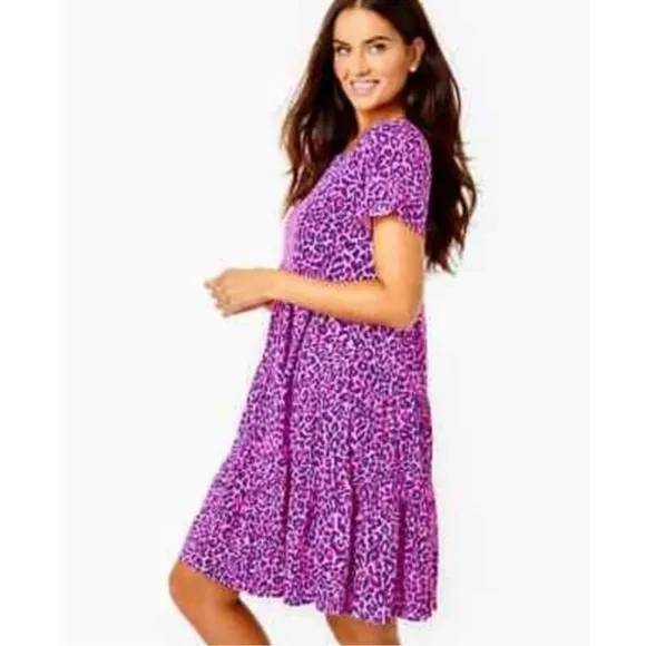 Lilly Pulitzer Jodee dress in purple Berry My Favorite Spot size small NWT