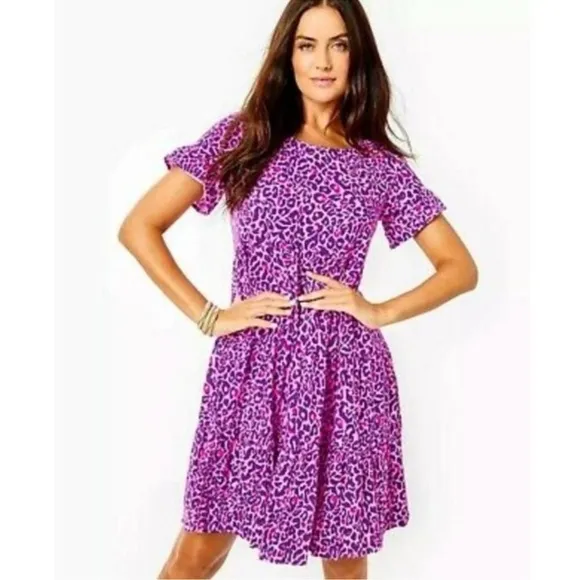 Lilly Pulitzer Jodee dress in purple Berry My Favorite Spot size small NWT
