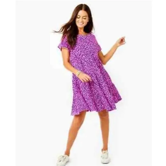 Lilly Pulitzer Jodee dress in purple Berry My Favorite Spot size small NWT