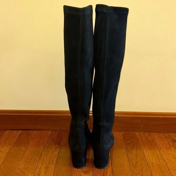 L.K. Bennett stretch suede knee-high boots size 36 1/2