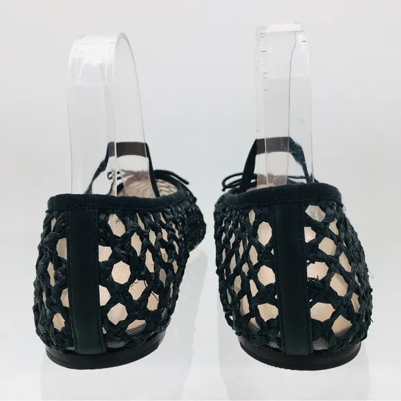 Loeffler Randall Black Crochet Ballet Flat Women’s Size 6.5 B