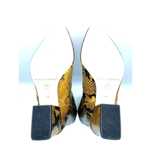 Loeffler Randall Sarina Knee High Block Heel Boots- Amber, US 6M