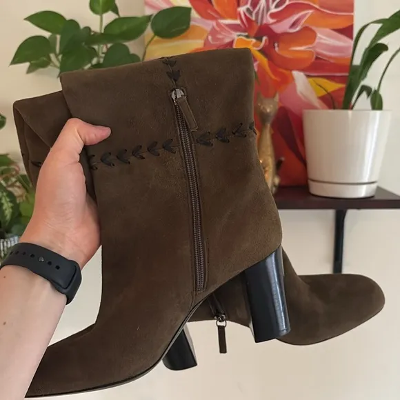 Longchamp green Knee-High Heeled Boots