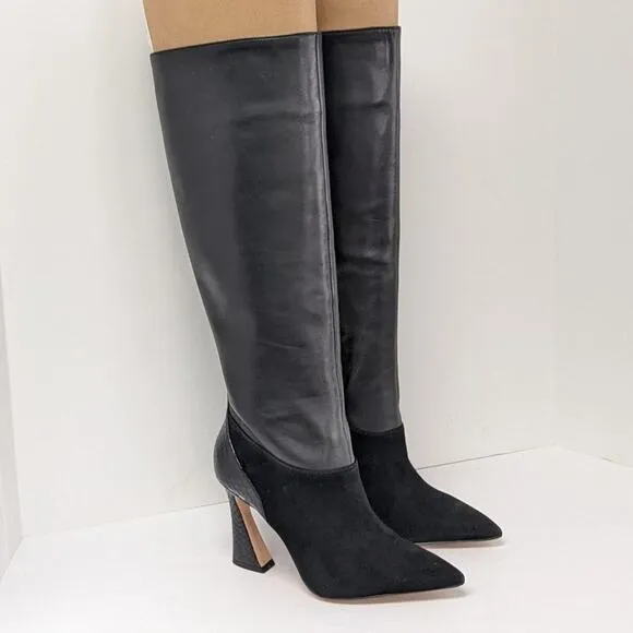 Louise et Cie Jacori Knee High Fashion Boots, Black, Women's 8 M
