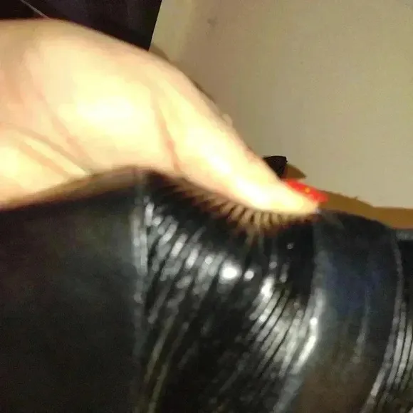 Luca Grossi knee high black boots 40 gently used