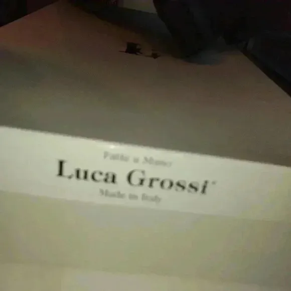 Luca Grossi knee high black boots 40 gently used