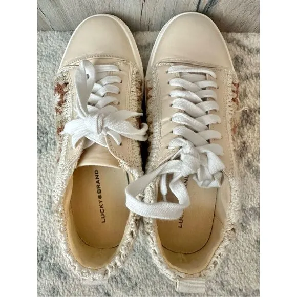 Lucky Brand Granny Square Platform Shoes (Fit like 7.5)