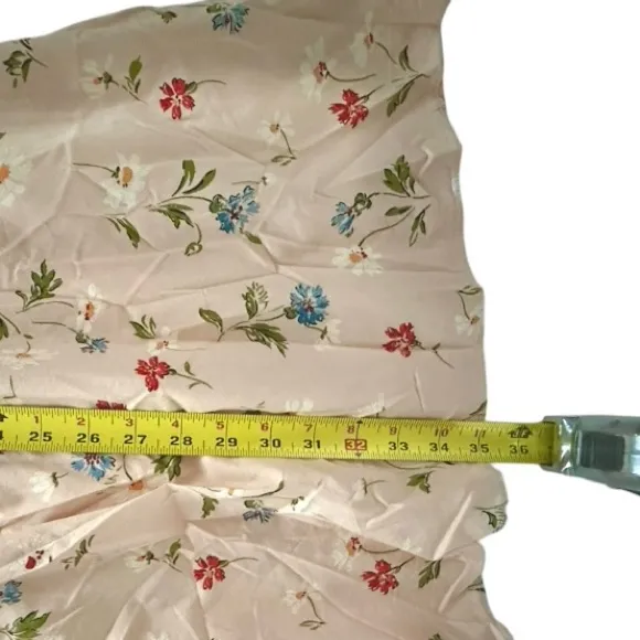 Madewell Pintuck Puff-Sleeve Mini Dress in Seaside Floral