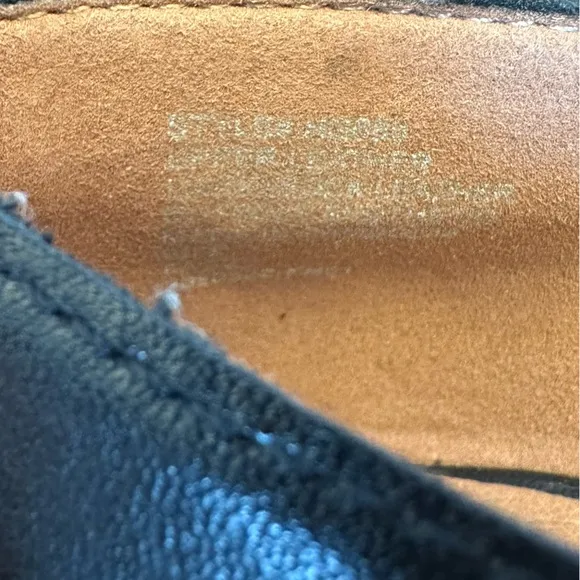 Madewell The Freya Platform Lugsole Mary Jane Shoes in Black Leather Size 7