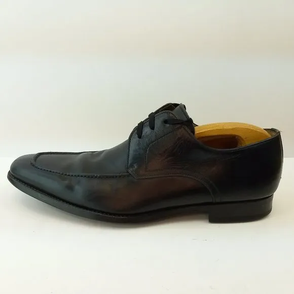 Magnanni Black Leather Men Dress Shoes (7.5 US)