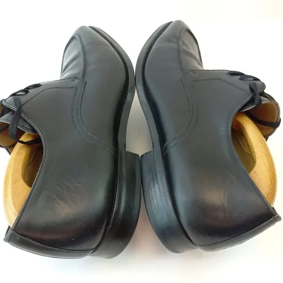 Magnanni Black Leather Men Dress Shoes (7.5 US)