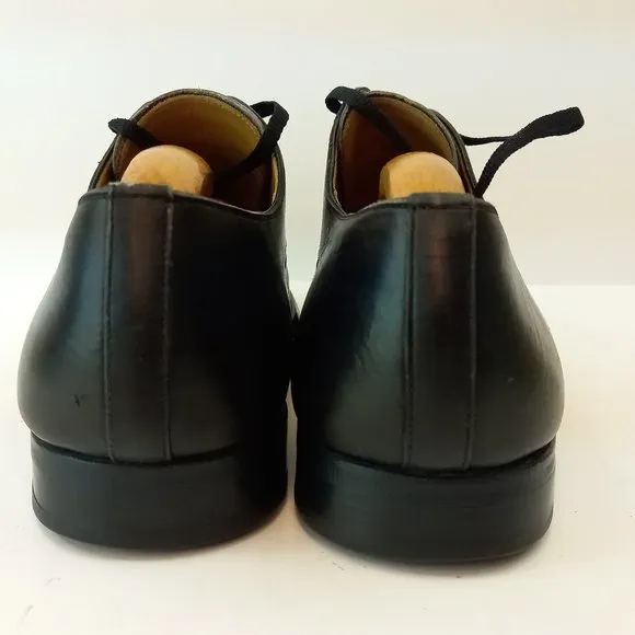 Magnanni Black Leather Men Dress Shoes (7.5 US)