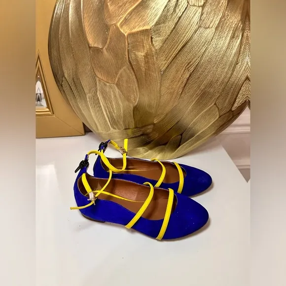 Malone soulier preloved dress shoes in suede