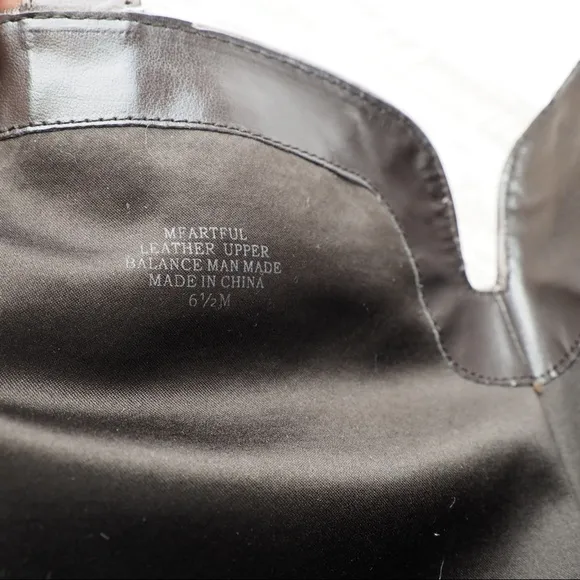 Marc Fisher 6.5 Artful brown leather riding boots