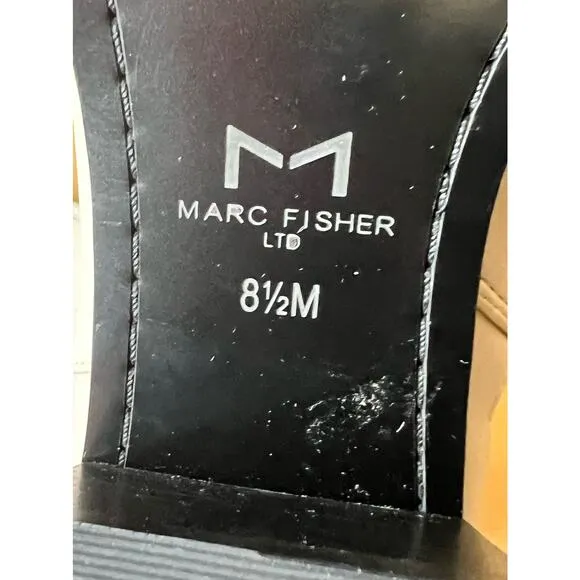 Marc Fisher LTD Noemi Cream Over The Knee Boots 8.5 M New