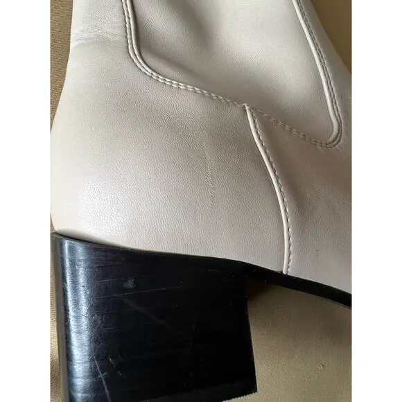 Marc Fisher LTD Noemi Cream Over The Knee Boots 8.5 M New