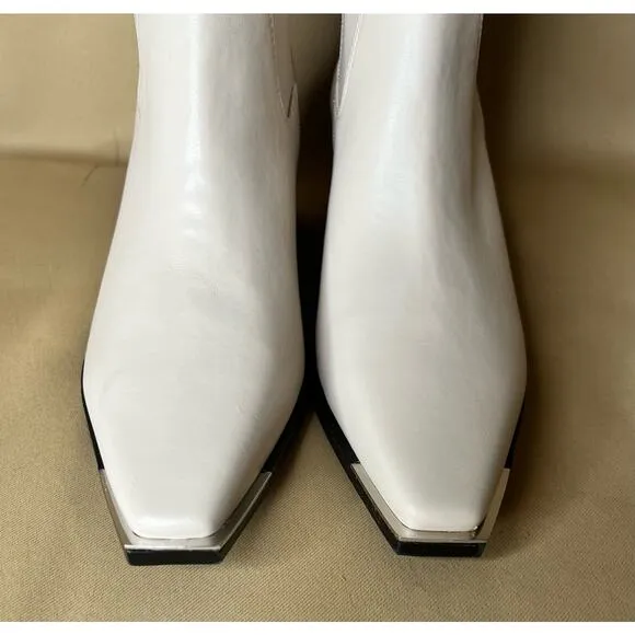 Marc Fisher LTD Noemi Cream Over The Knee Boots 8.5 M New