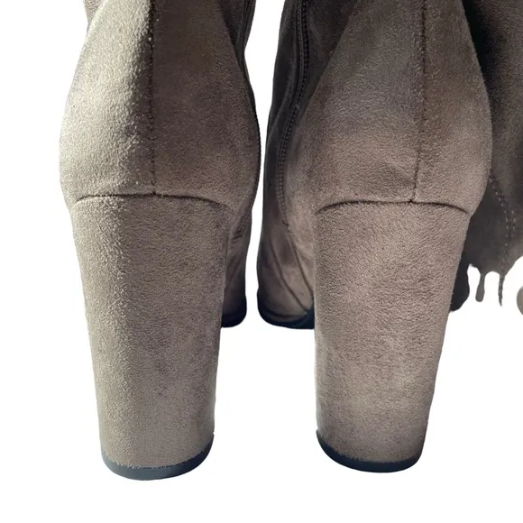 Marc Fisher Over The Knee Woman's Boot Taupe Size 6