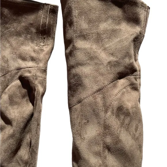 Marc Fisher Over The Knee Woman's Boot Taupe Size 6