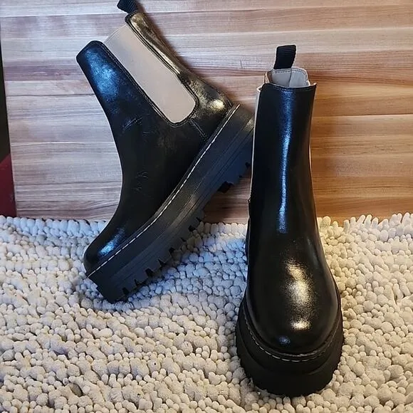 MARC FISHER PAULINE WOMAN 9 CUSTOMIZED BLACK COLOR SHIFT NWOB
