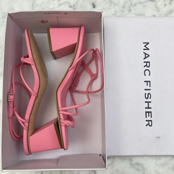 Marc Fisher pink sanders size 8