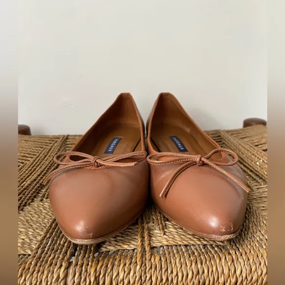 Margaux Shoes Women’s 39 W The Pointe Saddle Napa Ballet Flat