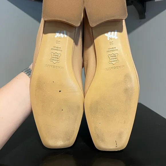 Margaux The Ada Low Heel Ballet with Bow Detail and Square Toe