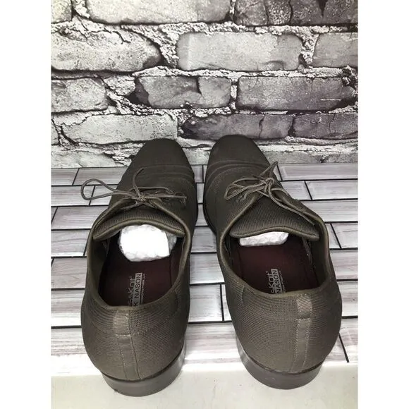 Mark Nason Dress Knit Oxford Gray Taupe Comfort Casual Walk Shoes Men Sz 12M US
