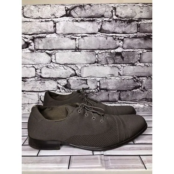 Mark Nason Dress Knit Oxford Gray Taupe Comfort Casual Walk Shoes Men Sz 12M US