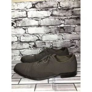 Mark Nason Dress Knit Oxford Gray Taupe Comfort Casual Walk Shoes Men Sz 12M US