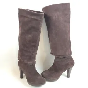 Matisse Tantalize 2 Women's Brown Suede knee high Boots shoes Size 9