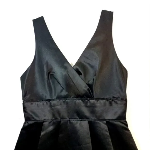 Max and Cleo feather trimmed Maralin Satin dress 6