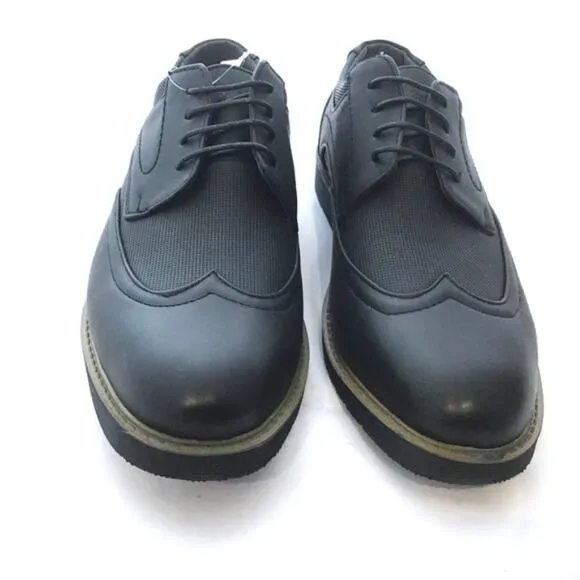Members Only Wing Tip Oxfords Shoes Men's Dress Comfort Bedford Black 12 NWB
