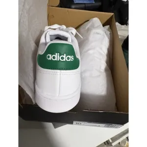 Mens Adidas Advantage Comfy Athletic White Green Shoes GZ5300 Size 10 New