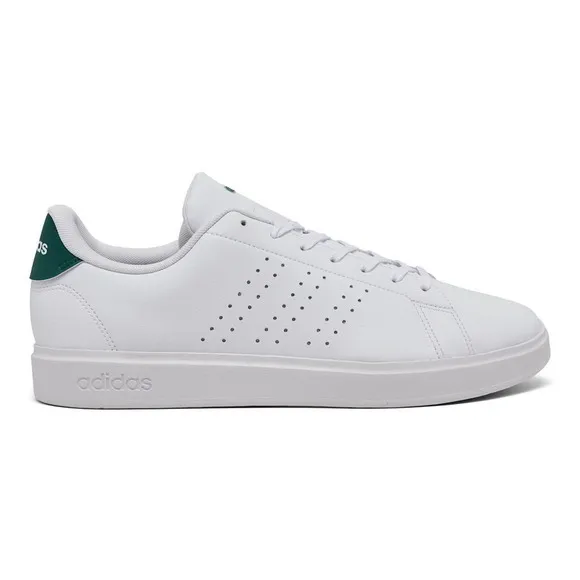 Mens Adidas Advantage Comfy Athletic White Green Shoes GZ5300 Size 10 New
