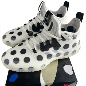 Mens Adidas Harden Vol. 5 Futurenatural Polka Dot Running Athletic Sneakers Sz 8