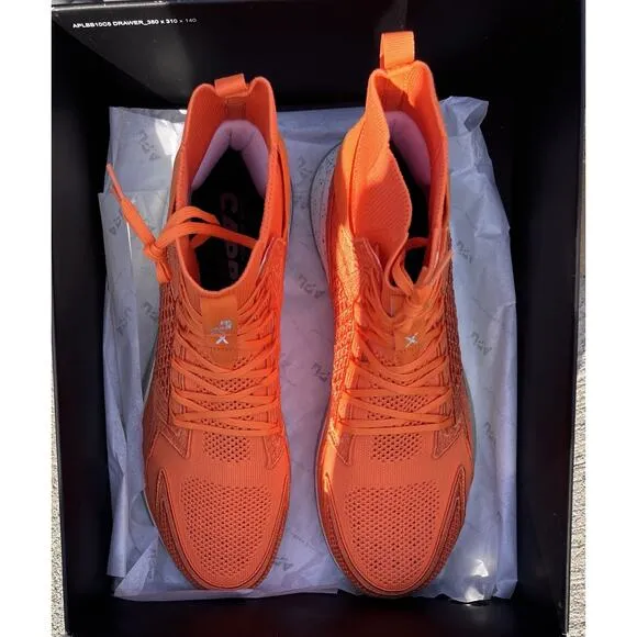 Men's Athletic Propulsion Labs APL Concept X Orange Basketball Shoes / Sze 14