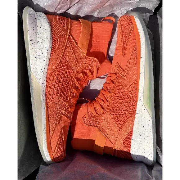 Men's Athletic Propulsion Labs APL Concept X Orange Basketball Shoes / Sze 14