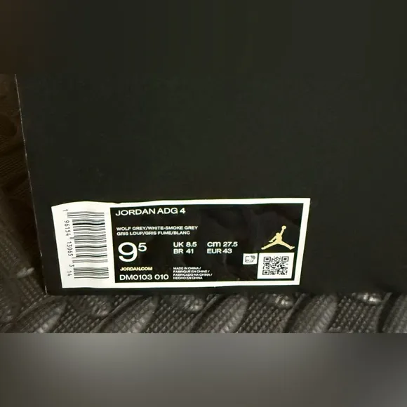 Mens Jordan Athletic Golf Shoes Grey White Sizes